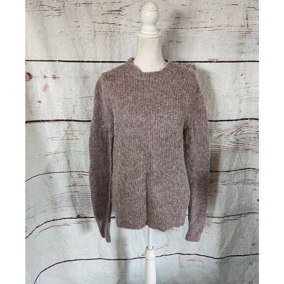 Allsaints Jaz Crew Alpaca Blend Sweater Size Small - Picture 1 of 6